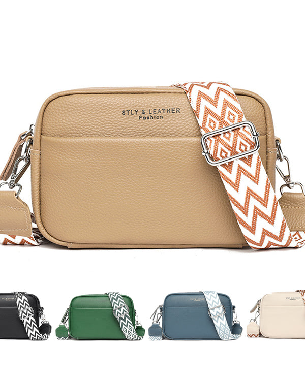 Fashion Shoulder Crossbody Bags With Rhombus Embroidered Wide Shoulder Strap Cute Small Square Bag Women