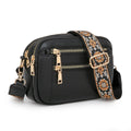 Ladies' Small Square Bag Two-tone Leather Crossbody Bag Large-capacity PU Crossbody Wallet Multi-functional For Women's Bag