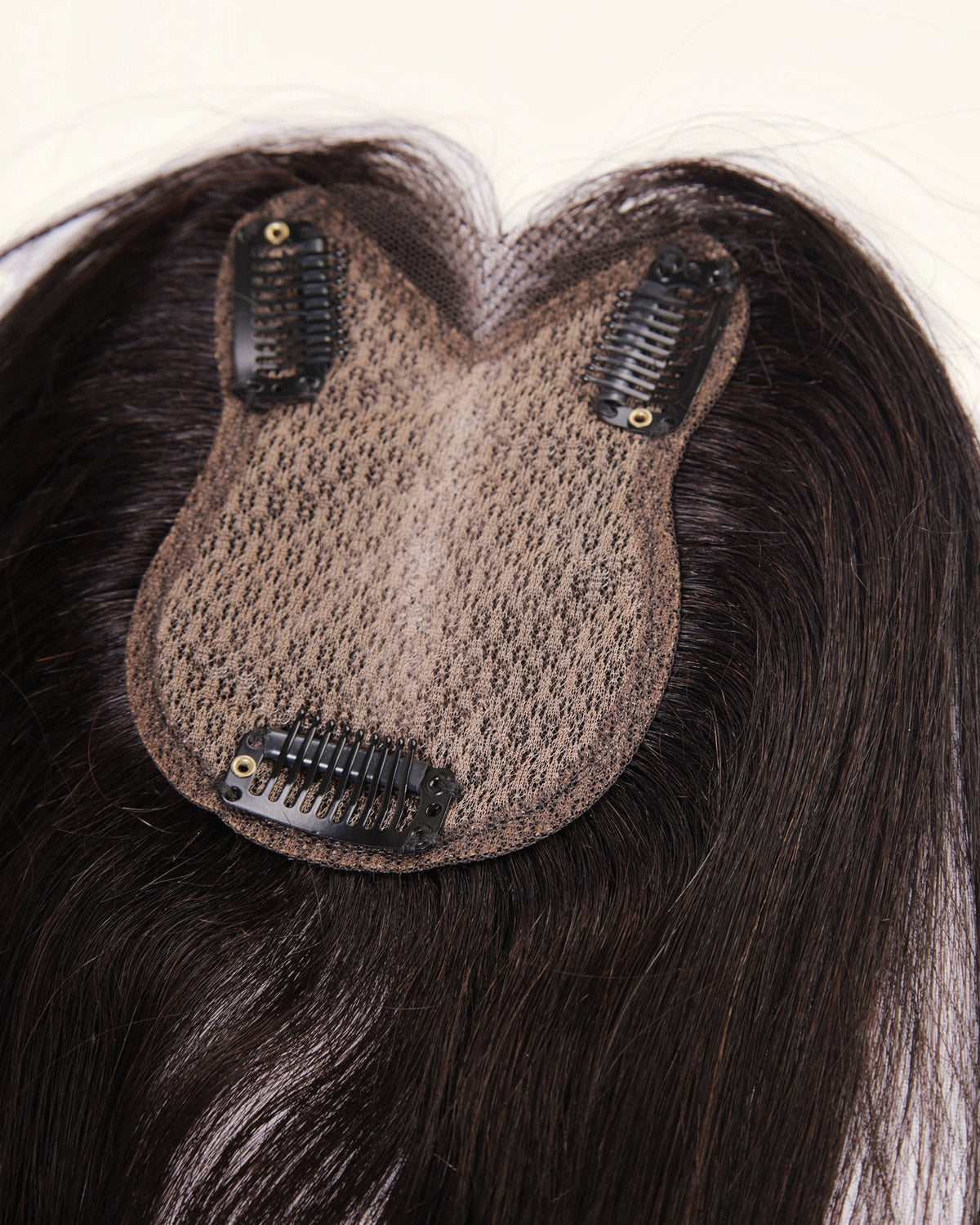 FengFleur 8x12 hair topper base with clips